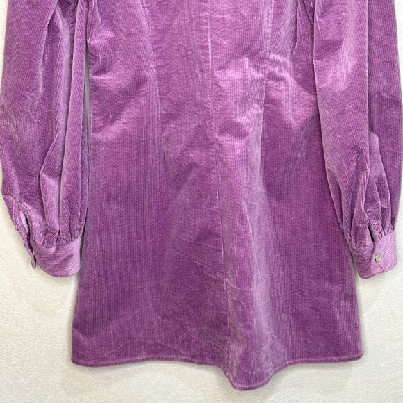 SAMSOE SAMSOE Mini Dress Size Small Purple Jasper Corduroy - Picture 11 of 11